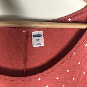 Ponk polka dot tank old navy size large